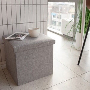 플랑 접이식 수납 스툴