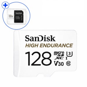 샌디스크 마이크로 SD카드 128GB 128기가 High Endurance 블랙박스 메모리 +케이스