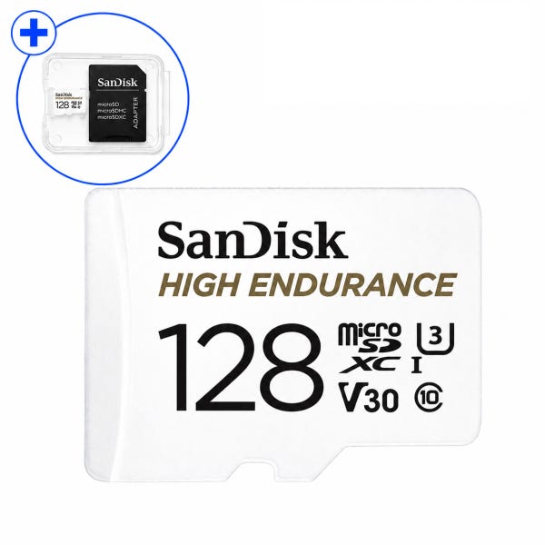 샌디스크 마이크로 SD카드 128GB 128기가 High Endurance 블랙박스 메모리 +케이스