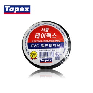 전기테이프 서통 테이팩스 PVC절연테이프 (모든컬러)