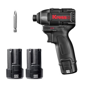 크레스 충전 임팩드라이버 전동 드릴 12V 2.0Ah 배터리2개 BL KU203.1