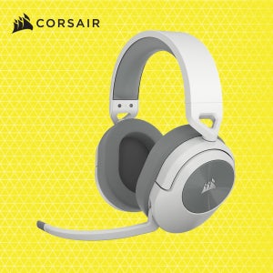 커세어 HS55 WIRELESS 블루투스 게이밍 헤드셋 화이트