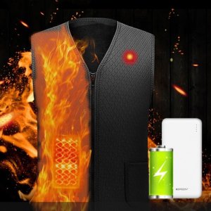 발열조끼보조배터리 핫팩조끼 열 열선 USB 온열 겨울등산