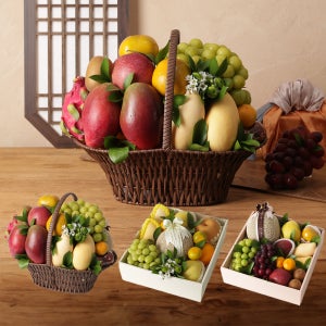 더채움 과일바구니 과일선물세트 고급세트 기업 상견례 이바지 출산 승진 백화점 과일