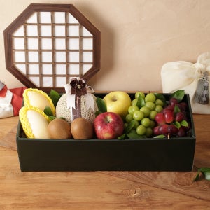 (정B채움박스)더채움 과일바구니 선물세트 기업 상견례 예단 이바지 출산 승진 개업 백화점