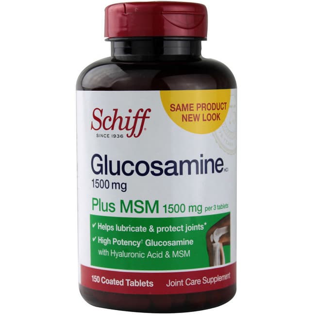 <b>쉬프</b> 글루코사민 플러스 <b>MSM</b> 1500 mg 150 태블릿