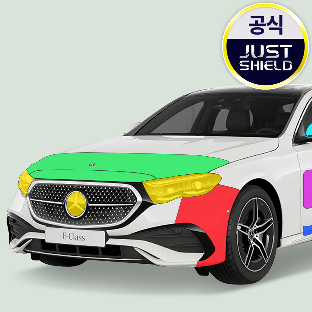 E클래스 W214 PPF필름 헤드라이트 전방센서 부분구매 저스트쉴드