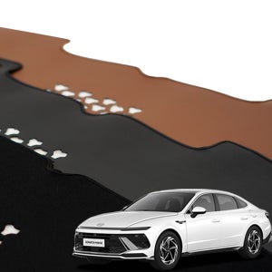 카새로이 현대 쏘나타 디엣지 실내 논슬립 벨벳 가죽 대쉬보드 보호 썬 커버