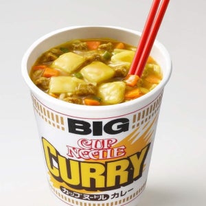 닛신 컵누들 카레 빅 일본 컵라면 120g 12개 Nissin
