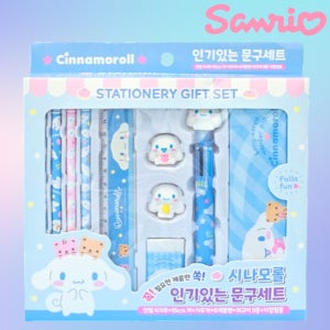 산리오 시나모롤 학용품세트 조카 초등학교 입학선물 학생 연필캡 문구 선물 세트 6종
