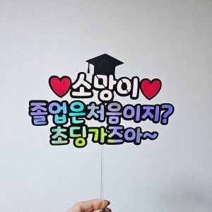 [설렘파티] 졸업 토퍼 입학 수료 꽃다발 학사모 란도셀 케이크픽 입학식 기념 졸업식 축하