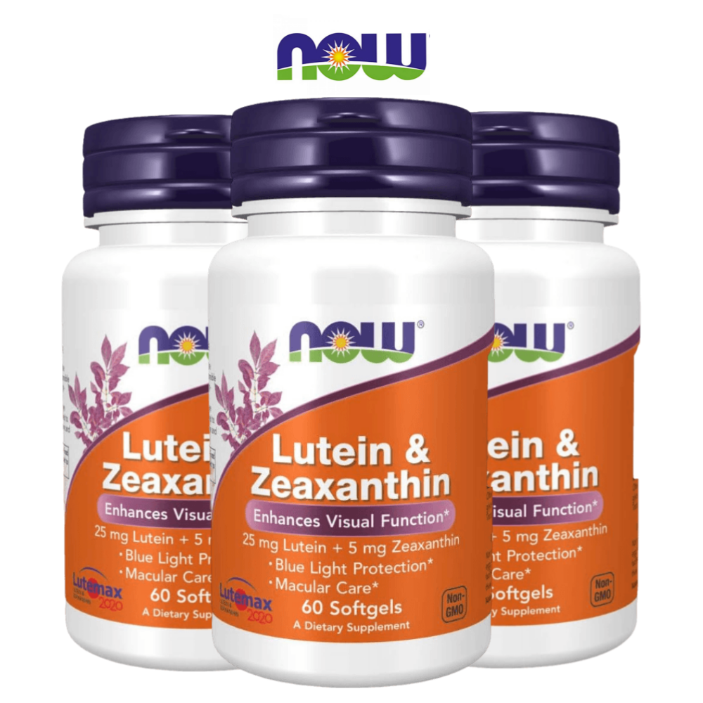 나우푸드 루테인 지아잔틴 Lutein <b>Zeaxanthin</b> 60정 3병