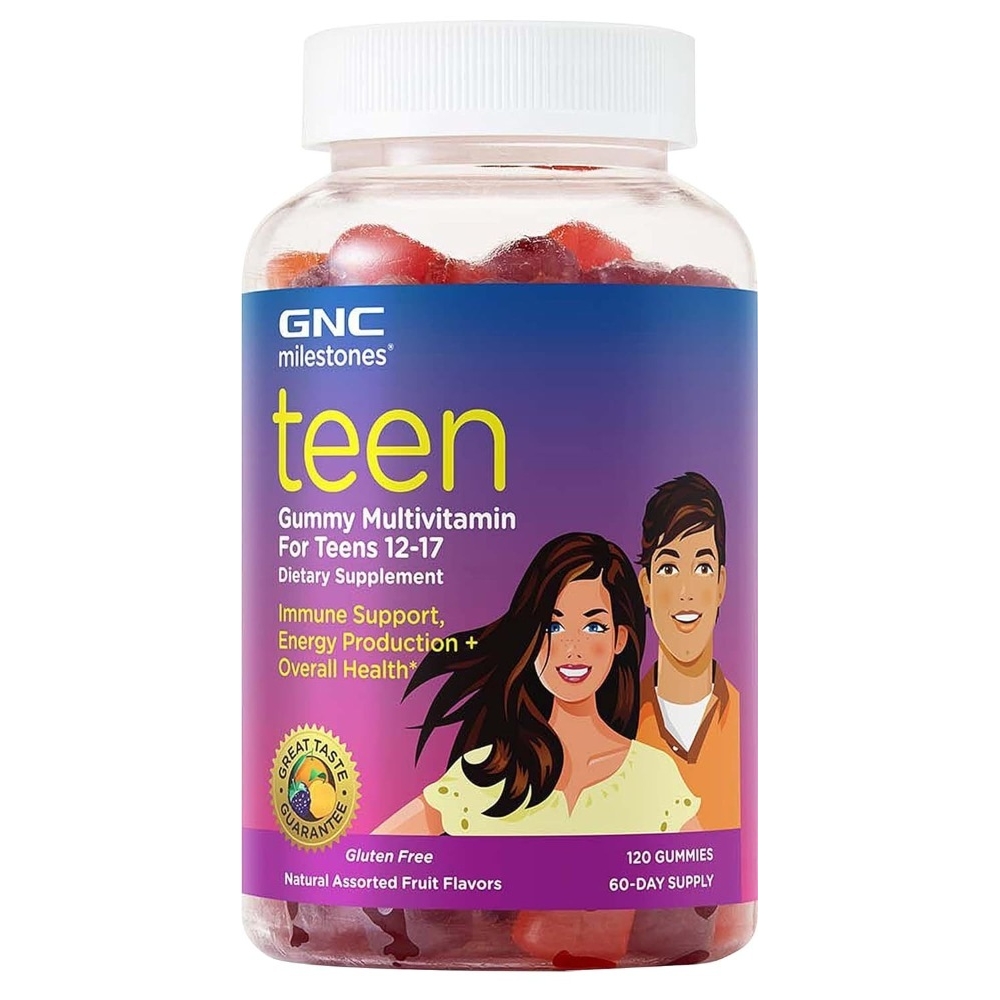 GNC 마일스톤 틴 멀티 <b>비타민</b> 구미젤리 120개