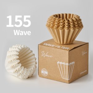 웨이브 커피필터 커피여과지 155 B100매 블루보틀 오리가미 칼리타 드리퍼 핸드드립필터