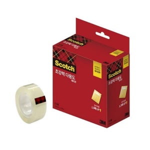 3M 스카치 초강력 다용도 테이프 리필 SH1825R-12 12개입 (18mmX25m)