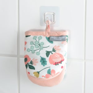 디허브 화이트 미니 후크 R 밀착패드 다용도걸이 벽걸이 주방 무타공 고리 접착식 부착식