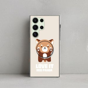 갤럭시 S24 울트라 케이스 젤리 그립 톡홀더 스마트톡 세트 동물친구 랫서팬더친구