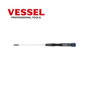 VESSEL 베셀 정밀 드라이버 자석 드라이버 십자 9900 시리즈 00 x 75 소형 카메라 미니 시계 안경