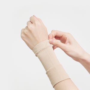 널핏 얇은 손목 통증 밴드 아대 간호사 운동 손목보호대 S M 블랙 베이지