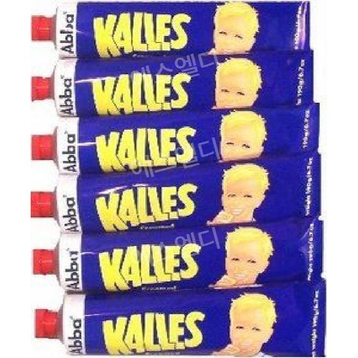 스웨덴 칼레스 kalles 카비아르 명란젓 대구알스프레드 6개 세트