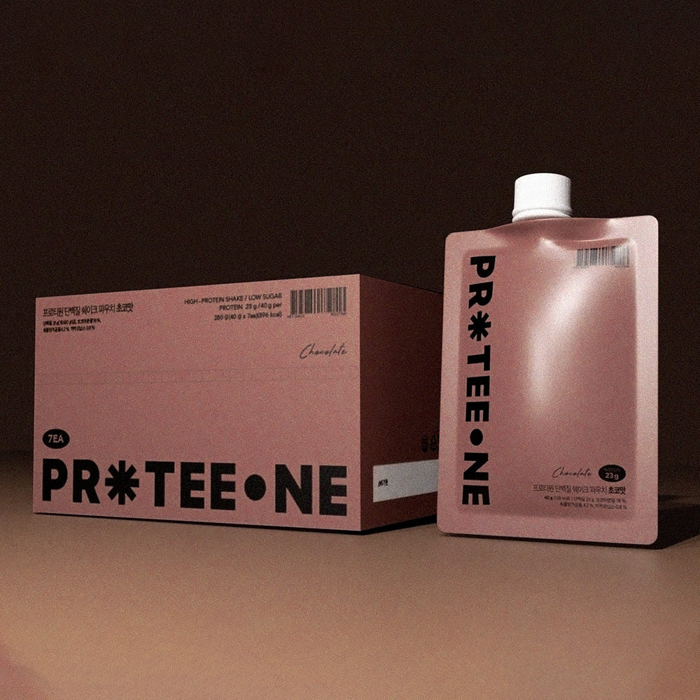 프로티원 단백질 쉐이크 파우치 7팩 초코맛 외 3종 식사대용 프로틴 보충제 파우더 한끼