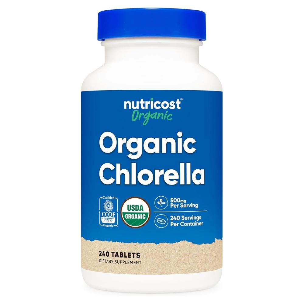 <b>뉴트리코스트 클로렐라</b> 500mg 240정 <b>Nutricost Chlorella</b>