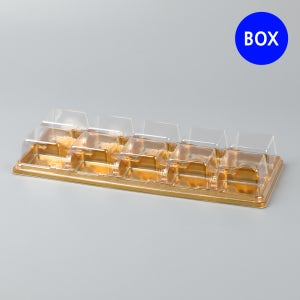 화과자케이스(10구)금색 박스(400개)