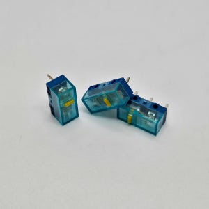 후아노 HUANO 투명 블루쉘 옐로우닷 마우스 스위치 8000만회 0.65N