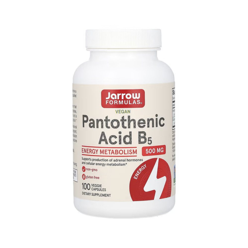 자로우 <b>판토텐산</b> B5 500mg 자로우포뮬러스 재로우 <b>판토텐산</b>칼슘 비타민B 칼슘 베지 캡슐 100정