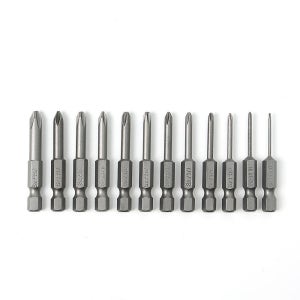 50mm 십자드라이버 드릴비트 12종 전동 육각십자비트