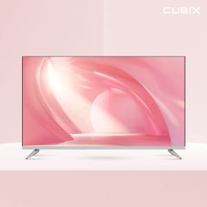 큐빅스 81cm(32인치) HD LED TV 화이트 구글 스마트 티비 에너지1등급 고화질