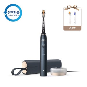 필립스 소닉케어 전동칫솔 프레스티지 9900 미드나잇 블루 HX9992/22+올인원 칫솔모&미세 칫솔모 1P 증정