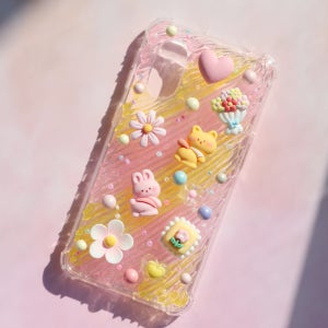 내마음봄봄 데코덴 폰케이스 핸드폰 꾸미기 제작 파츠 폰꾸 세트