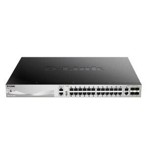 디링크 DGS-3130-30PS L3 POE 스위치 370W 24포트 10G 6포트