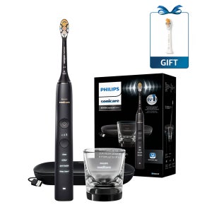 필립스 소닉케어 전동칫솔 다이아몬드클린 9000 블랙 HX9914/75+올인원 칫솔모 1P 증정