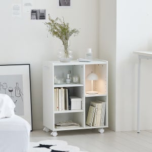 메종드꼼마 도토리 책장 이동식 북카트 책장M