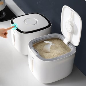 진공 쌀통 쌀보관통 10kg 밀폐 잡곡 밀폐형