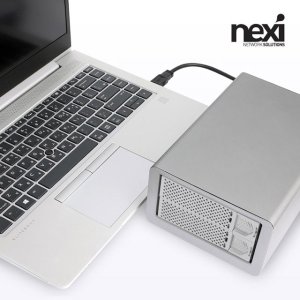 [NEXI] NX-802RU31 DAS 외장 케이스 HDD SSD USB 3.1 2베이 NX768
