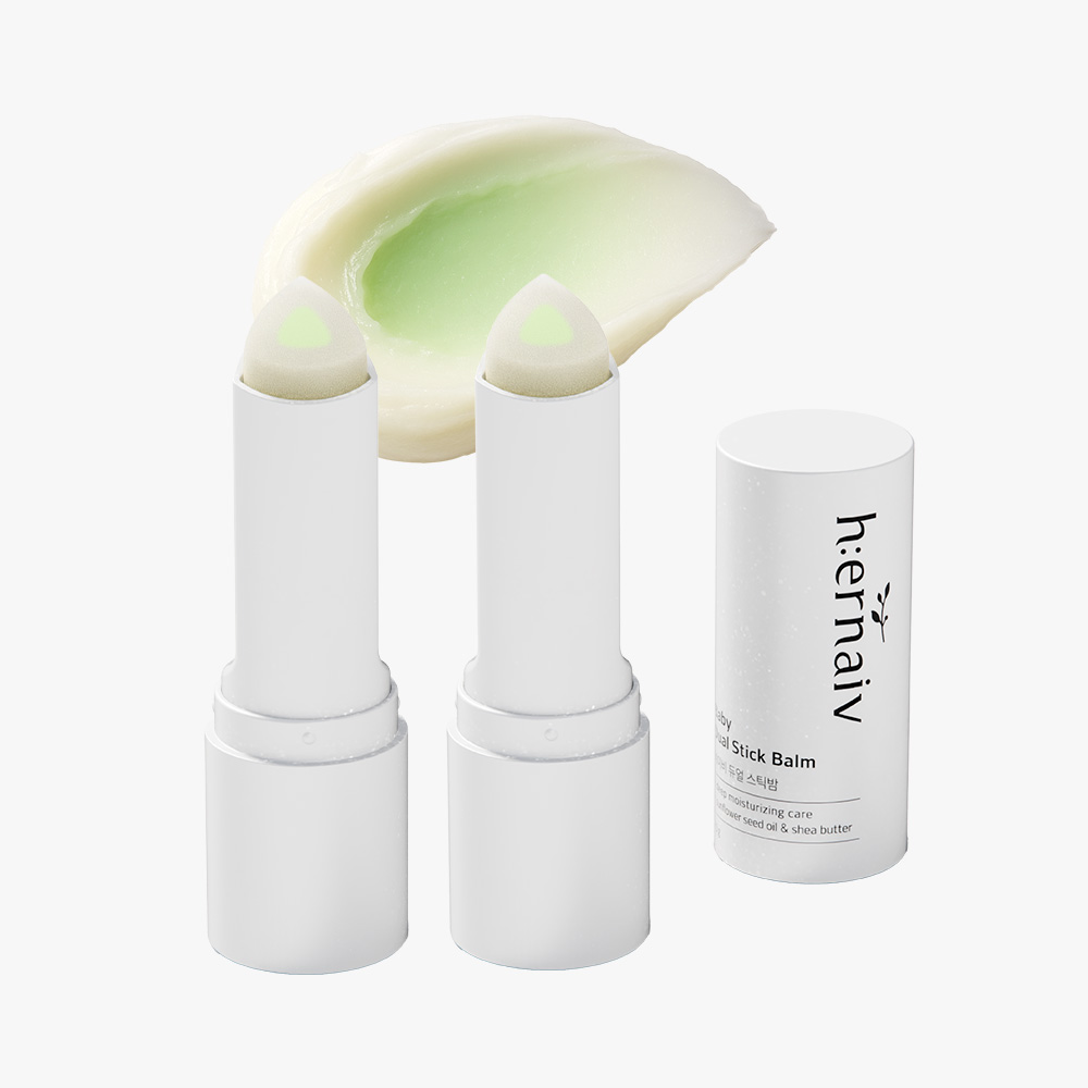 <b>어네이브</b> 베이비 듀얼 스틱밤 아기 립밤 멀티밤 10ml, 2개