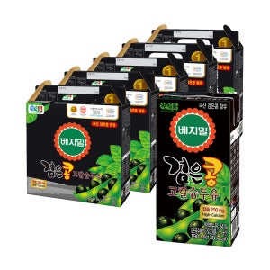 베지밀 검은콩 고칼슘 두유 190ml 80팩