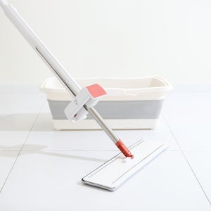 막대걸레 특대 45cm 물통 세트 물걸레 노터치 슬라이드 밀대