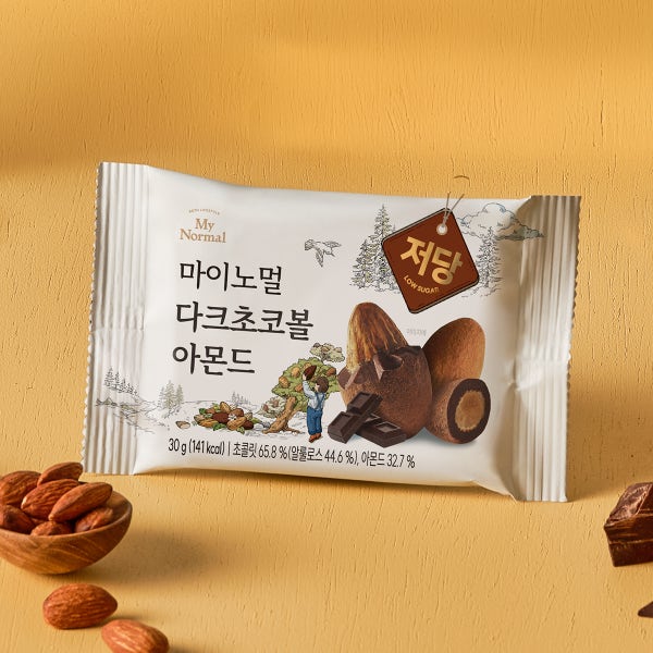 마이노멀 알룰로스 초코볼 1박스 (다크 초콜릿 아몬드) 외 3종