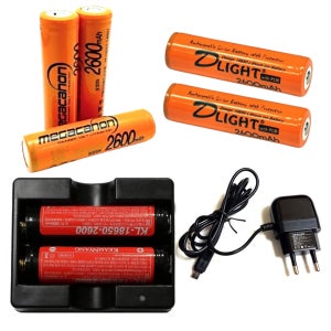 18650 리튬이온 보호회로 배터리 충전지 LED 랜턴 후레쉬 손전등 헤드랜턴 충전기세트