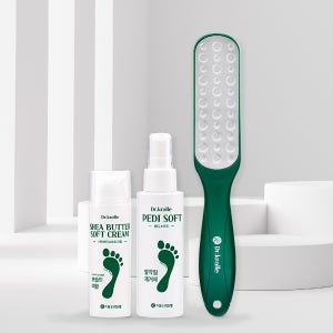 발 뒤꿈치 각질 굳은살 제거기 풋브러쉬 발관리 발케어 연화제 풋크림 3종세트