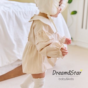 [꿈과별]산들바람 바디슈트 아기우주복 나들이옷 유아상하복