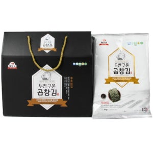 설 날 추석 구정 명절 곱창 맛 김 선물 세트 200g