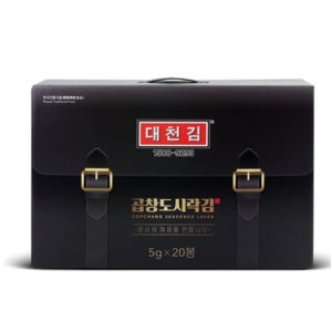 설 날 추석 구정 명절 곱창 맛 김 선물 세트 5g 20개