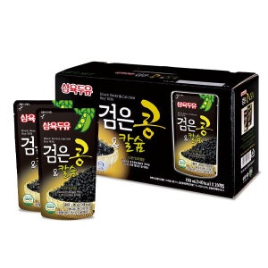 삼육두유 검은콩앤칼슘 파우치 검은콩칼슘, 190ml, 20개