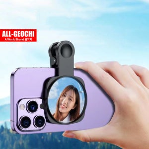 스마트폰 셀카 볼록 거울 클립 셀카경 후면 카메라 유튜브 브이로그 vlog