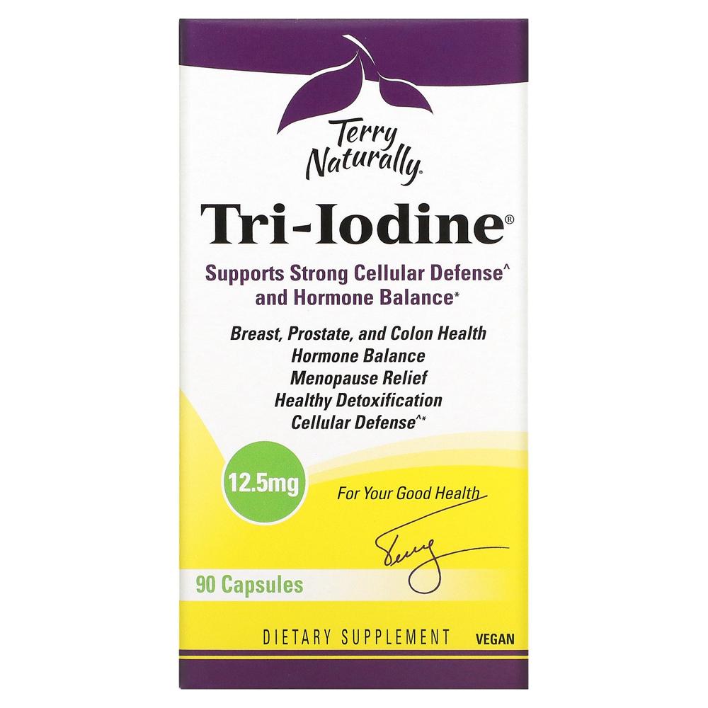 TerryNaturally <b>테리 내추럴리</b> 트리요오드 12.5mg 90캡슐
